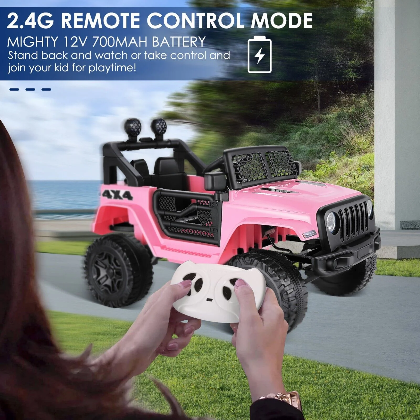 Electric 12V Ride-On Truck for Kids with Remote Control and Battery Power - Image 27