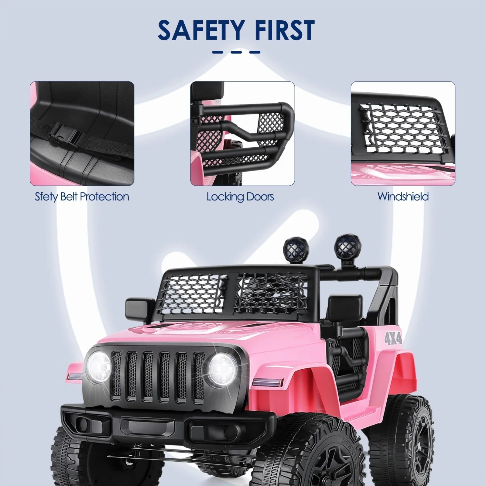 Electric 12V Ride-On Truck for Kids with Remote Control and Battery Power - Image 30