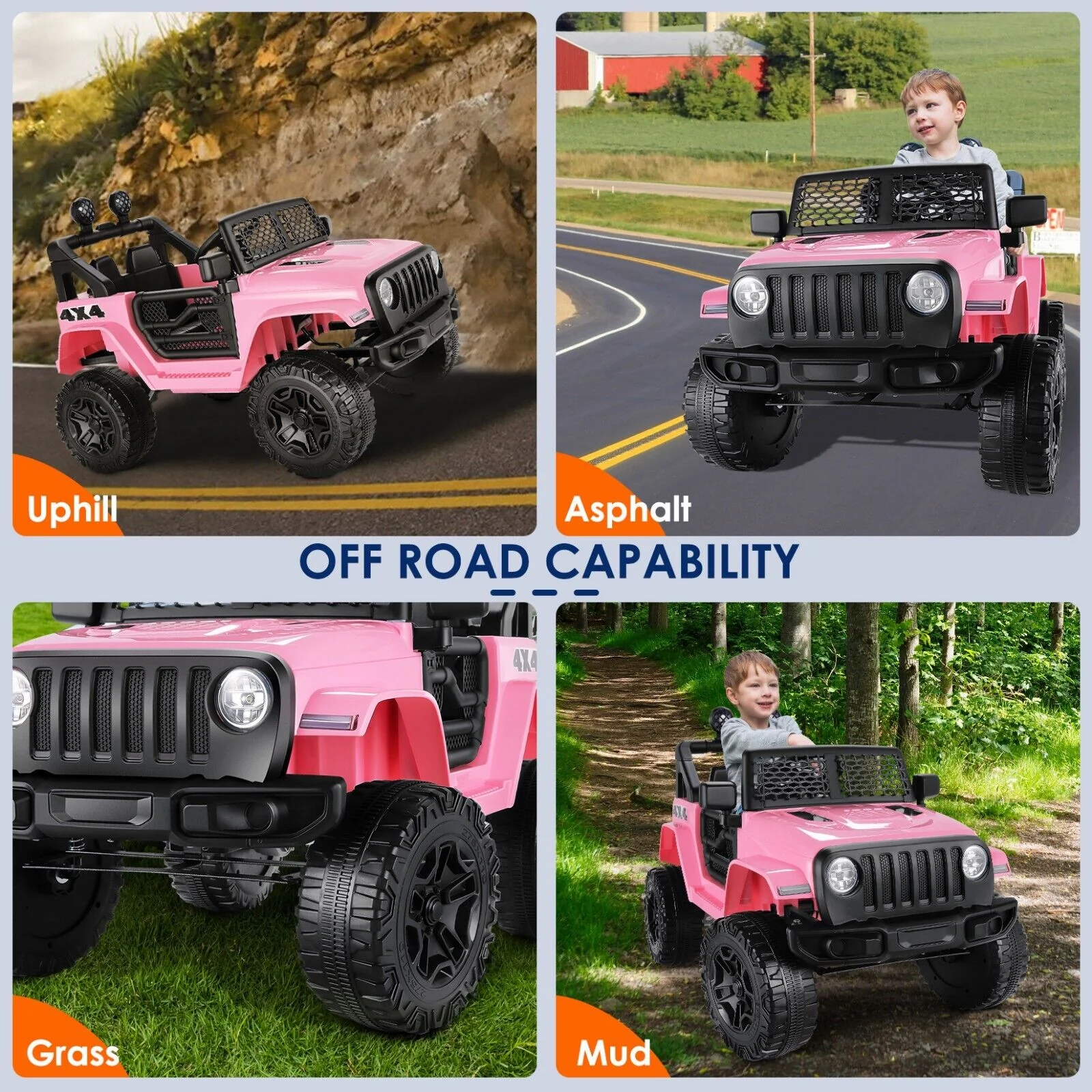 Electric 12V Ride-On Truck for Kids with Remote Control and Battery Power - Image 32