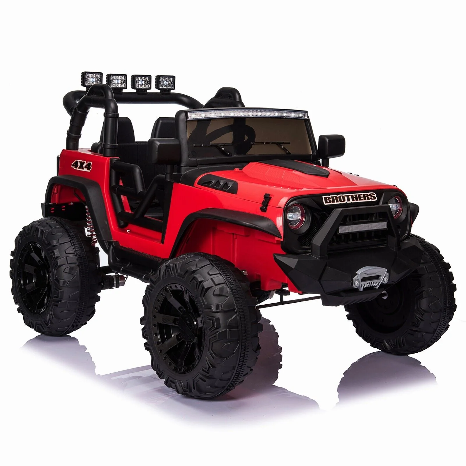 Electric 24V Kids Ride on Truck Car Jeep MP3 AUX w/Remote Control, 2 Seats and 400W Motor - Image 18