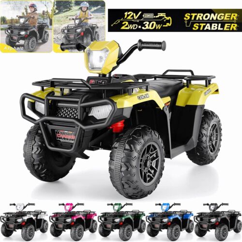 Electric 4-Wheeler ATV Quad for Kids with LED Lights, USB and MP3 Player - Suitable for Boys and Girls Aged 4 and Up - Image 2