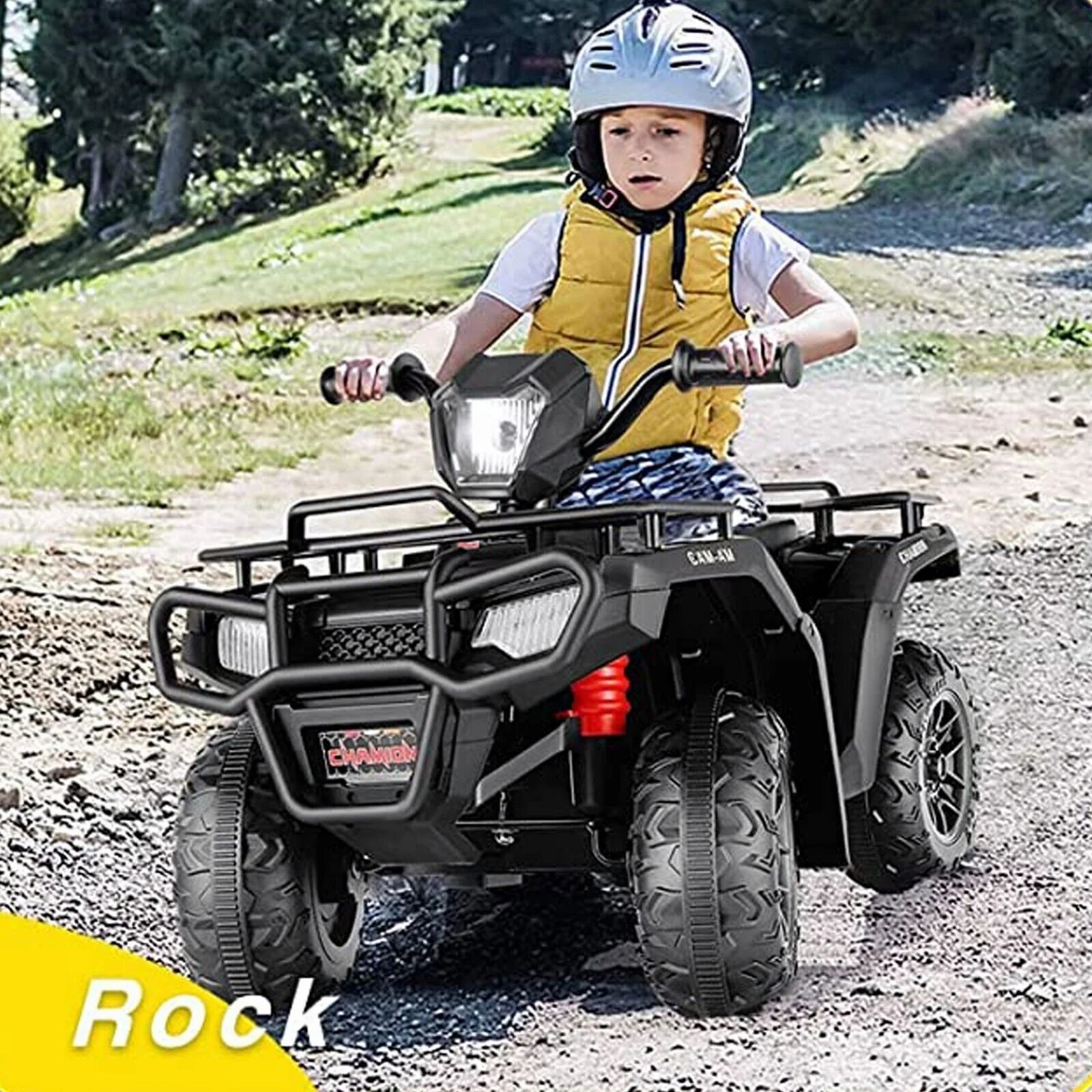 Electric 4-Wheeler ATV Quad for Kids with LED Lights, USB and MP3 Player - Suitable for Boys and Girls Aged 4 and Up - Image 5