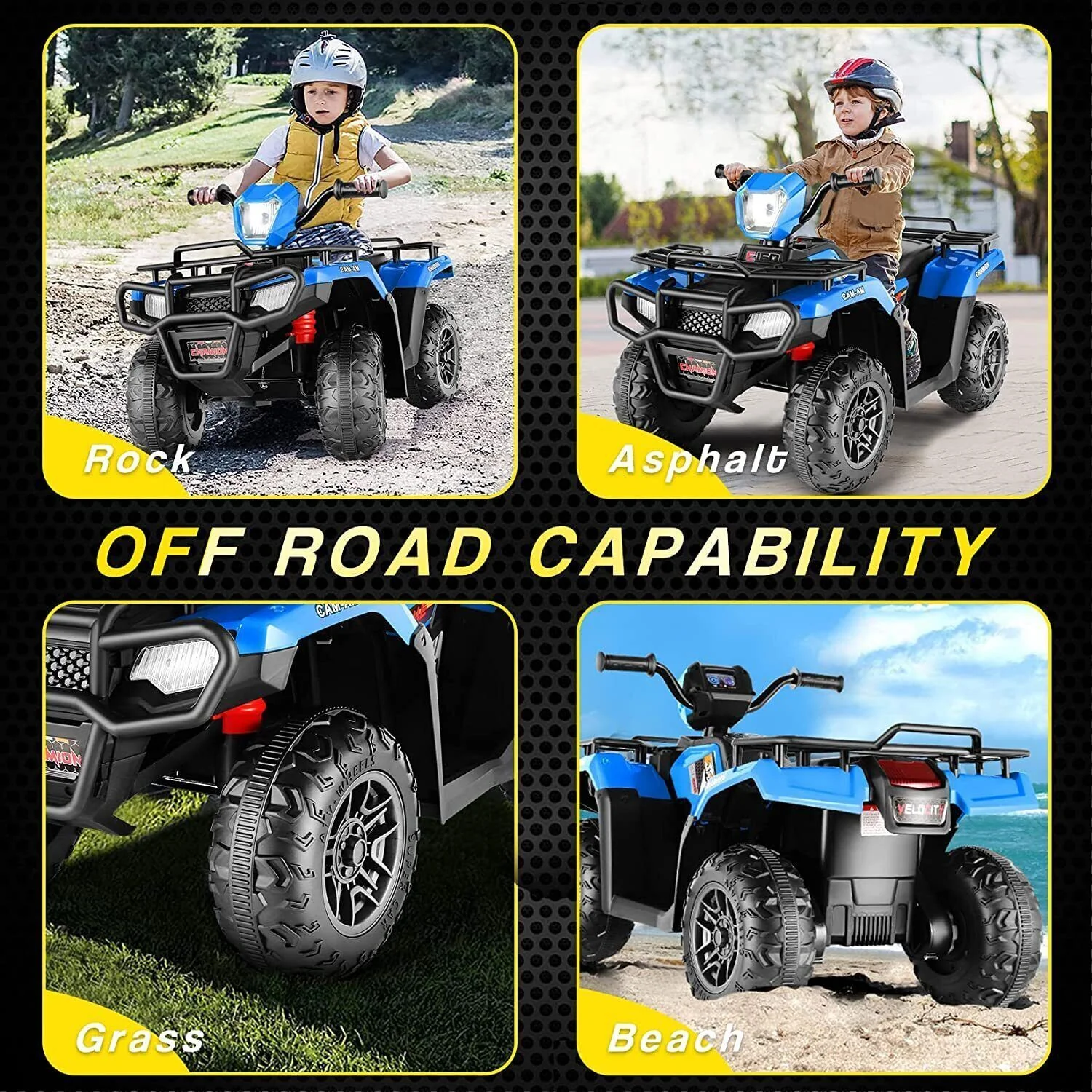 Electric 4-Wheeler ATV Quad for Kids with LED Lights, USB and MP3 Player - Suitable for Girls and Boys Aged 2-5 Years - Image 28