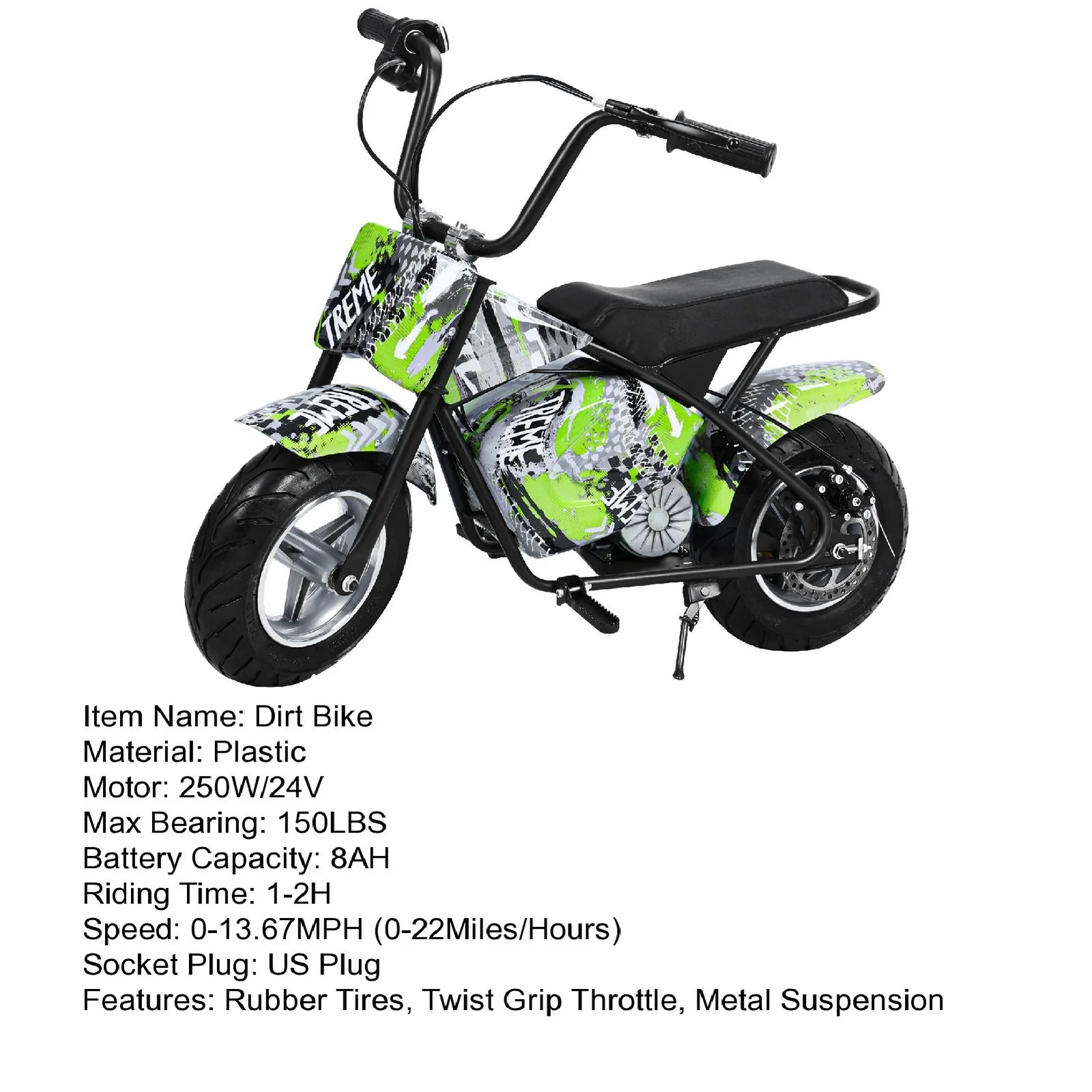 24V 250W Kids Electric Off-Road Dirt Bike Motocross - Image 15