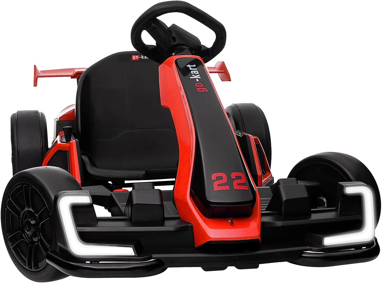 Electric Drift Kart with Adjustable Seat 24V Outdoor Ride-On Toy with 4 Speed Modes