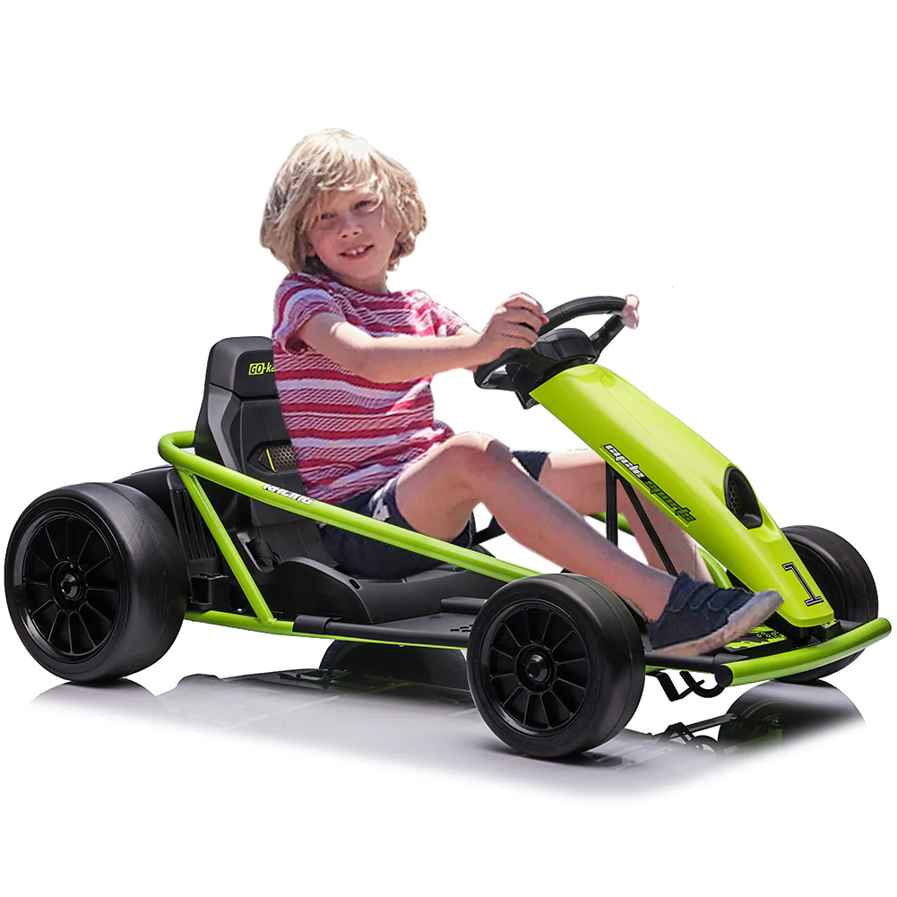 Electric Go Cart with 24V Battery, 300WX2 Motors, and 8MPH High Speed Drifting Capability - Image 12