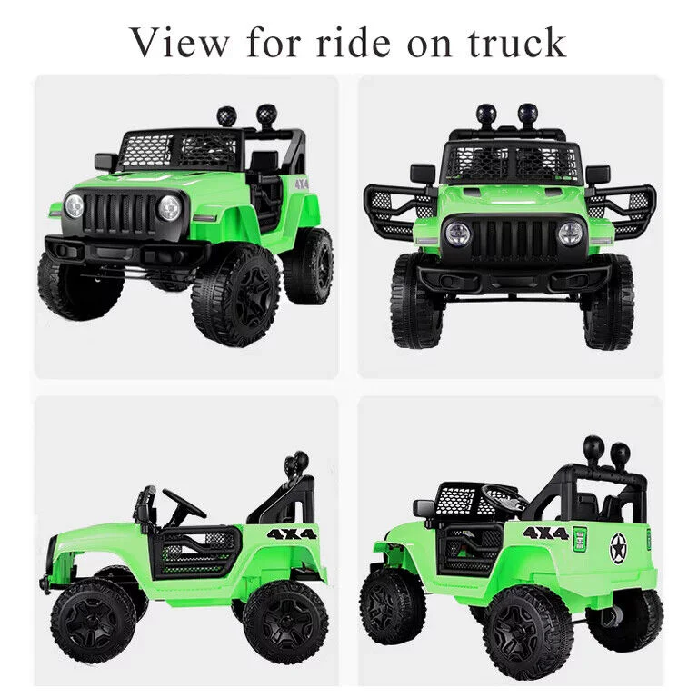 Electric Jeep Toy Car with 3 Speeds, Music, RC, USB, and Bluetooth - Perfect for Kids! - Image 27