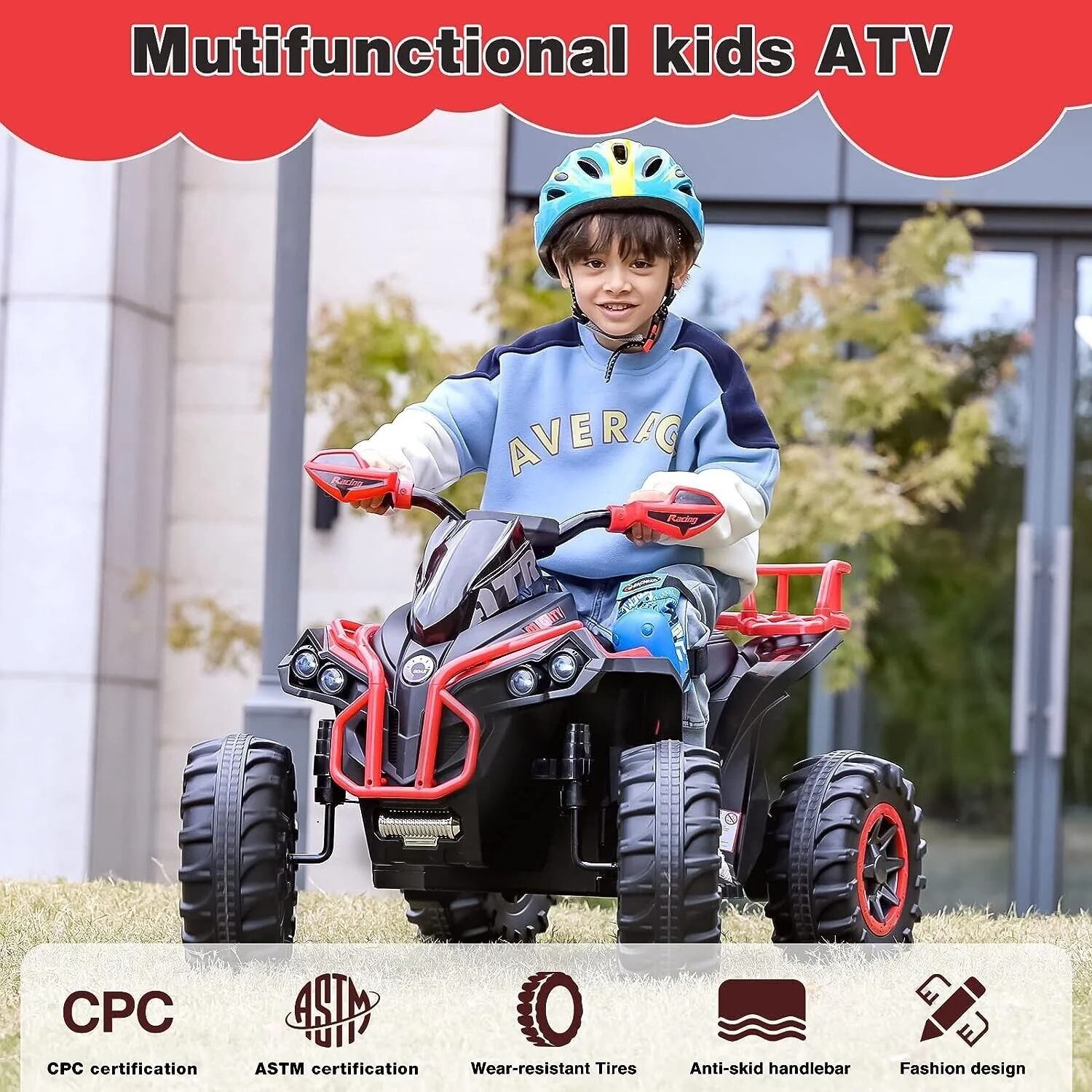 Electric Kids ATV Four Wheeler Cutrimoto for Children 3 to 7 Years Old - Perfect Gifts for Boys and Girls - Image 7