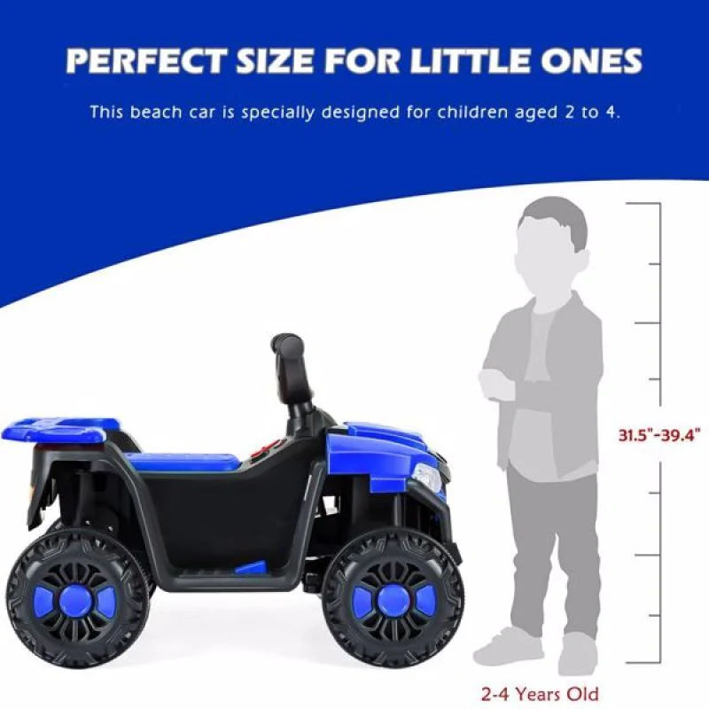Electric Kids ATV with 6V Battery, Forward/Reverse Switch - Perfect for Beach Adventures! - Image 5