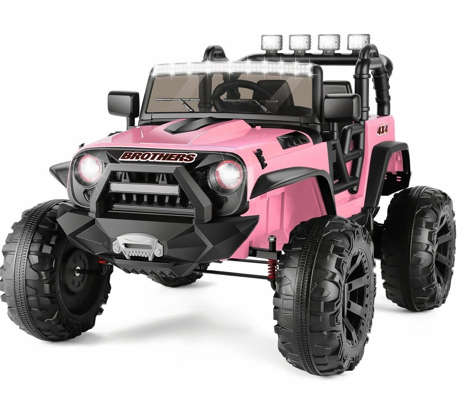 Electric 12V/24V Jeep-Style Ride-On Car for Kids with Music and Remote Control - Image 7