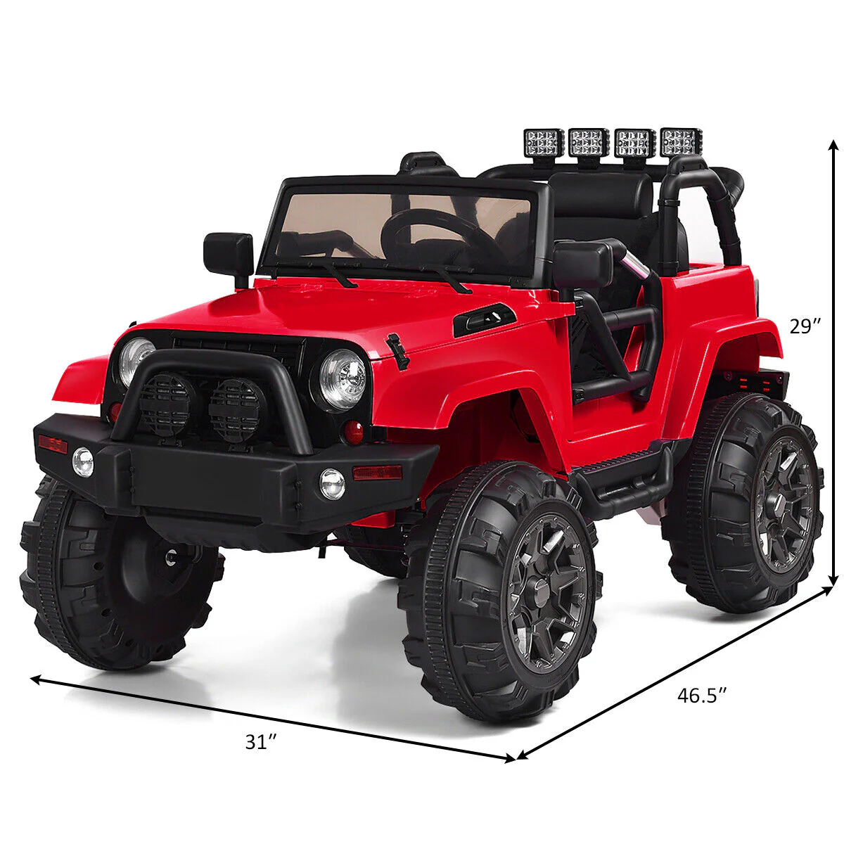 Electric Kids Ride-On Car Toy Truck with MP3 Player and LED Lights - Perfect Gift for Children - Image 2