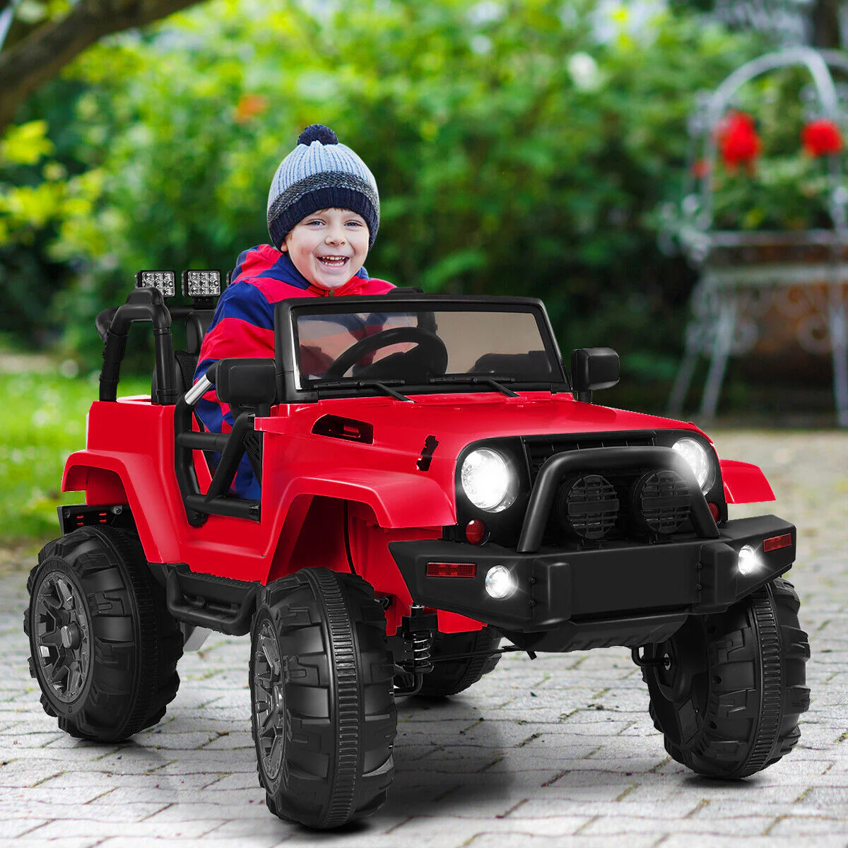 Electric Kids Ride-On Car Toy Truck with MP3 Player and LED Lights - Perfect Gift for Children - Image 4