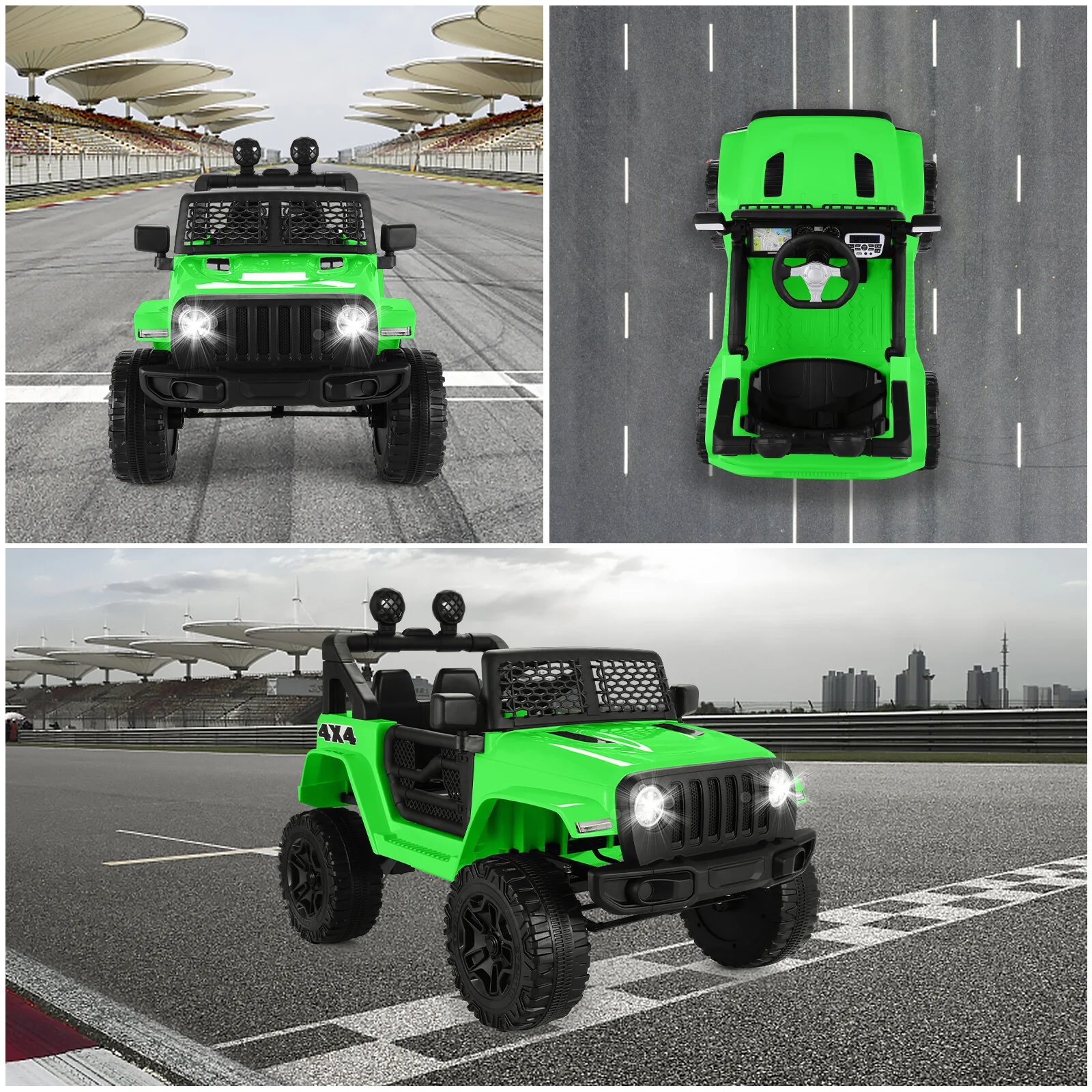 12V Electric Kids Ride-On Jeep Car with Remote Control, Music, and Powered Wheels - Image 28