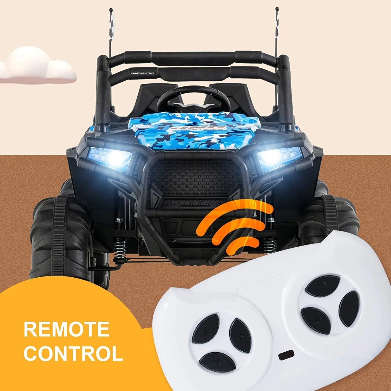 Electric Kids Ride-On SUV Truck with Music and Remote Control - 3 Speed Options - Image 3