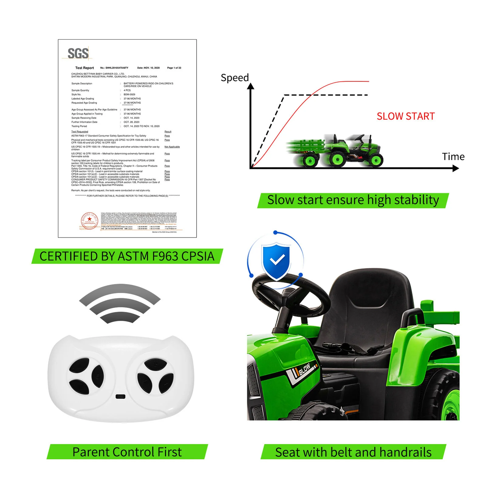 Electric Remote Control Ride-On Car for Kids Ages 3-6 - Image 10