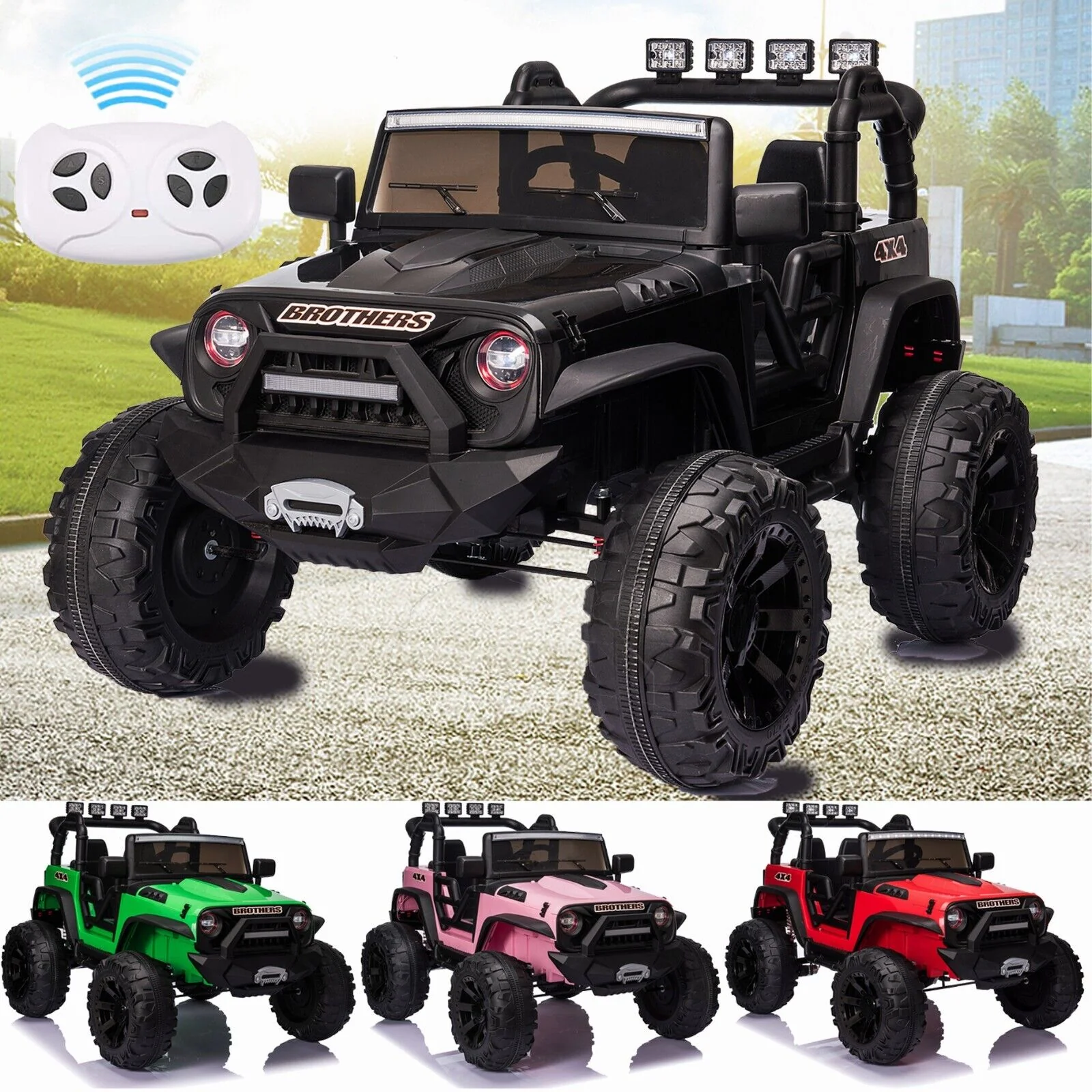 Electric Ride-On ATV Truck for Kids Ages 3-8 Years - 24V Power Wheel Car - Image 12