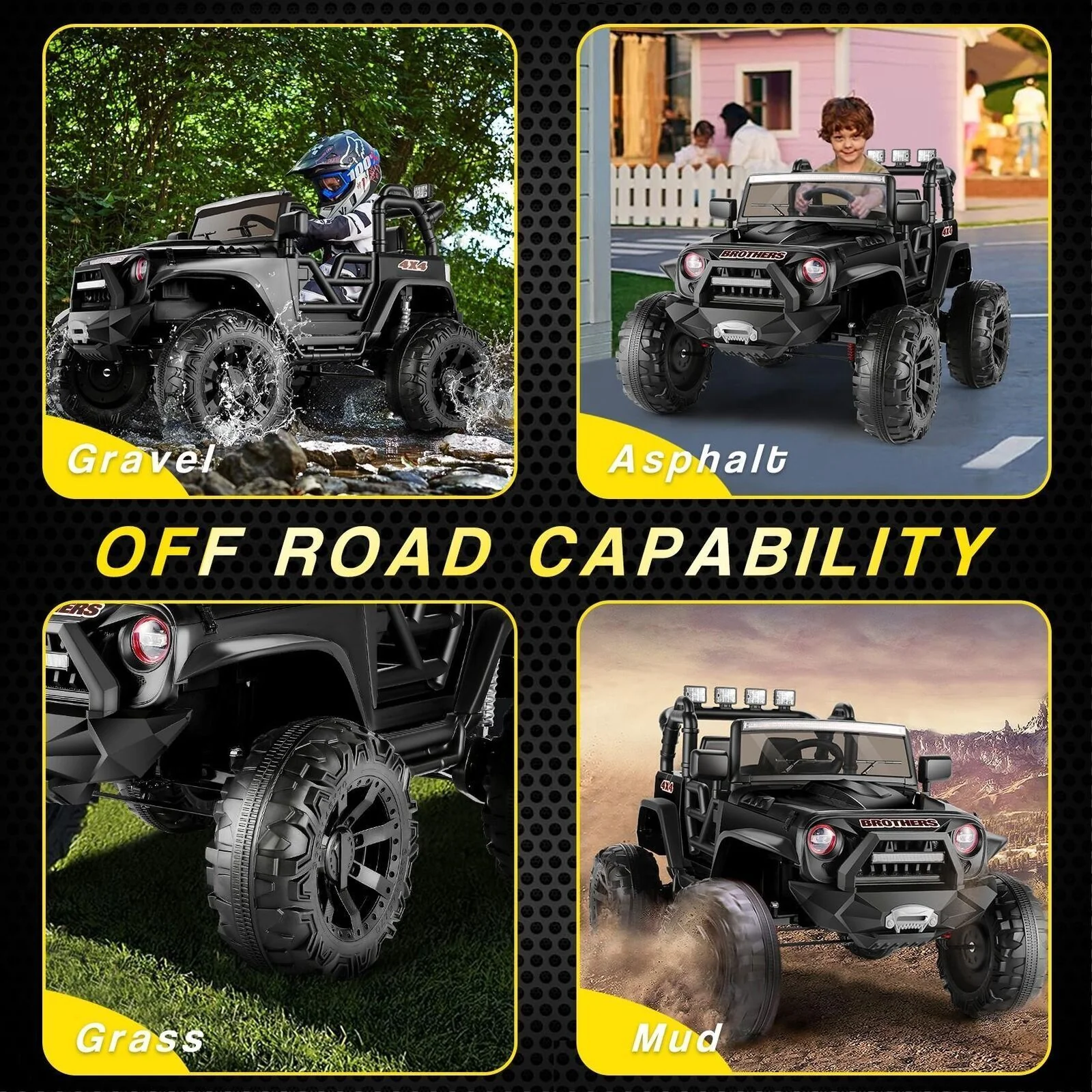 Electric Ride-On ATV Truck for Kids Ages 3-8 Years - 24V Power Wheel Car - Image 40