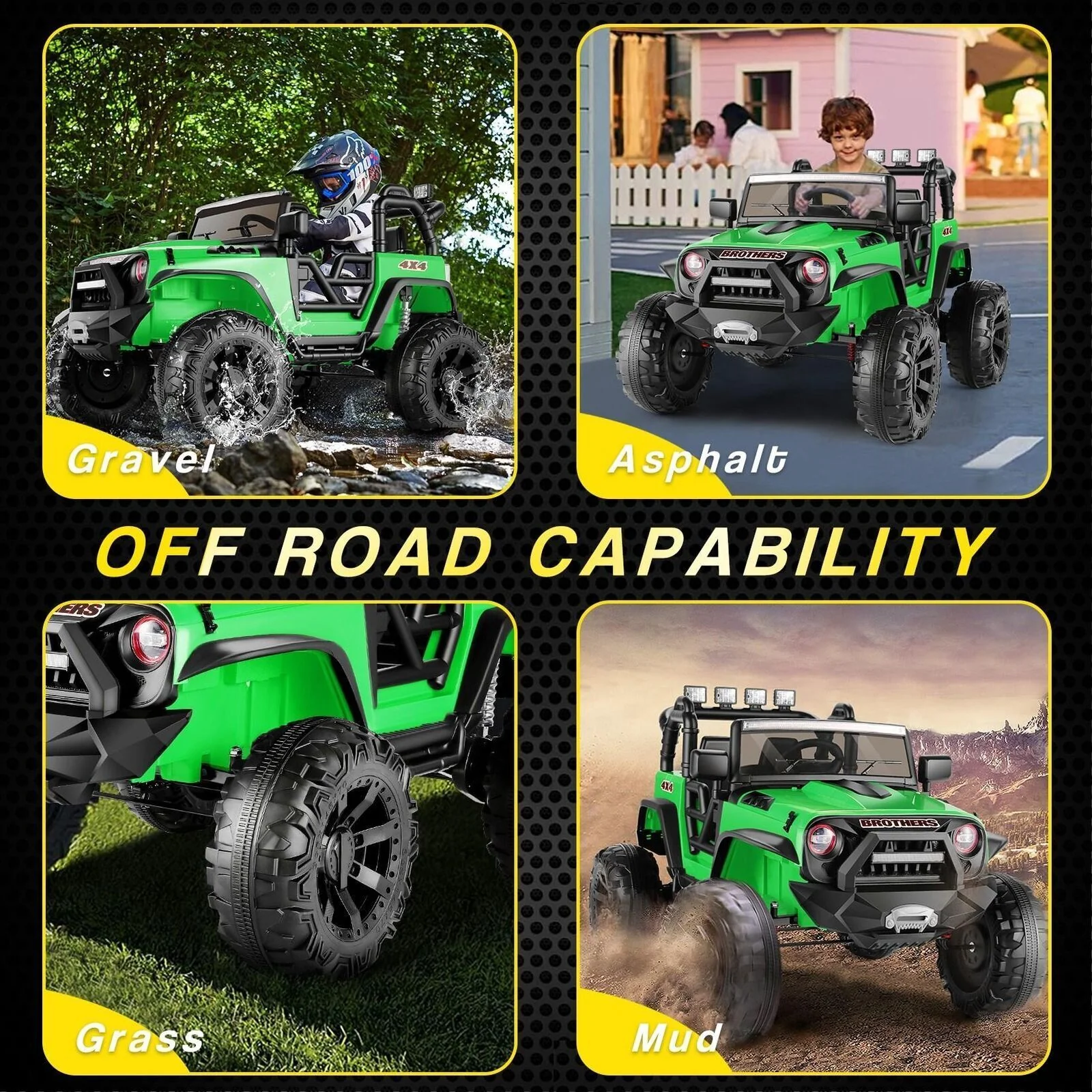 Electric Ride-On ATV Truck for Kids Ages 3-8 Years - 24V Power Wheel Car - Image 50