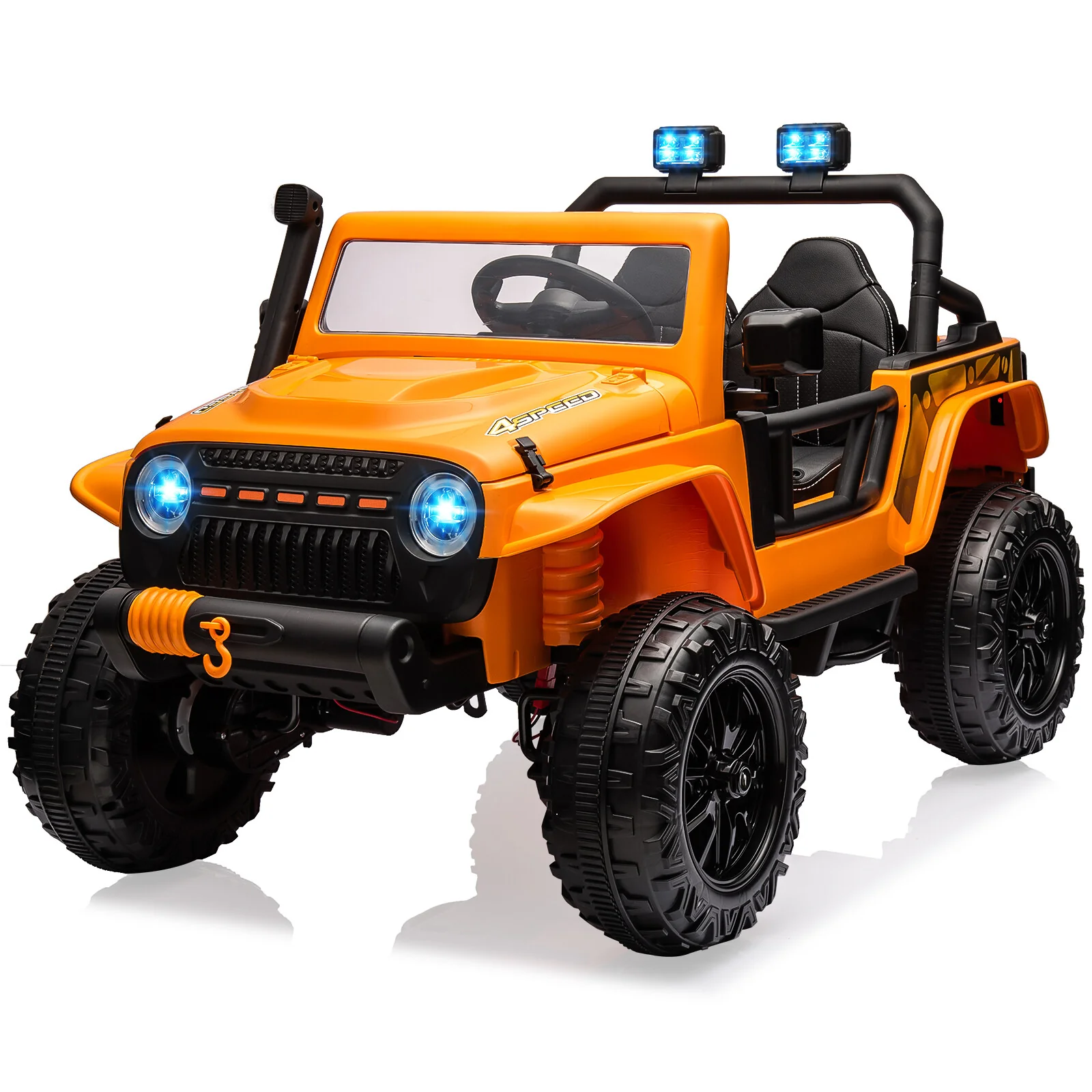 Electric Ride-On Truck for Kids 2-Seater Battery Powered with 4x35W Wheels - Image 6