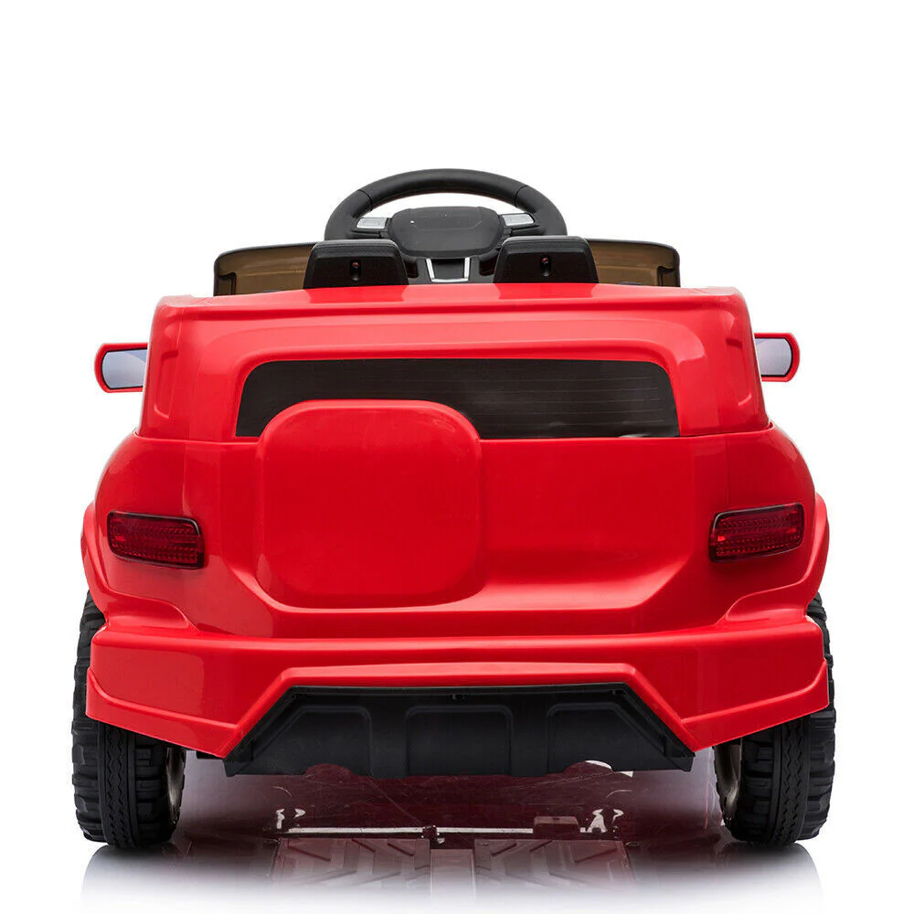 Electric Ride-On Car for Kids with 3 Speeds, Music Player, and Remote Control - Red - Image 8