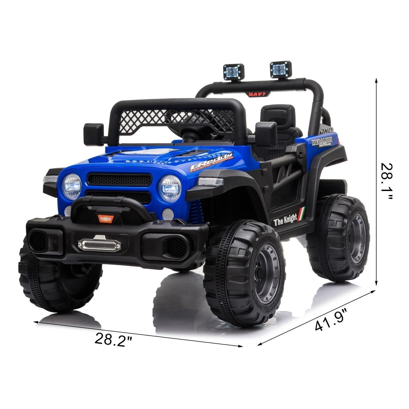 Electric Ride-On Car for Kids with MP3, LED Lights, Remote Control, and Adjustable Seat Belt - Image 36