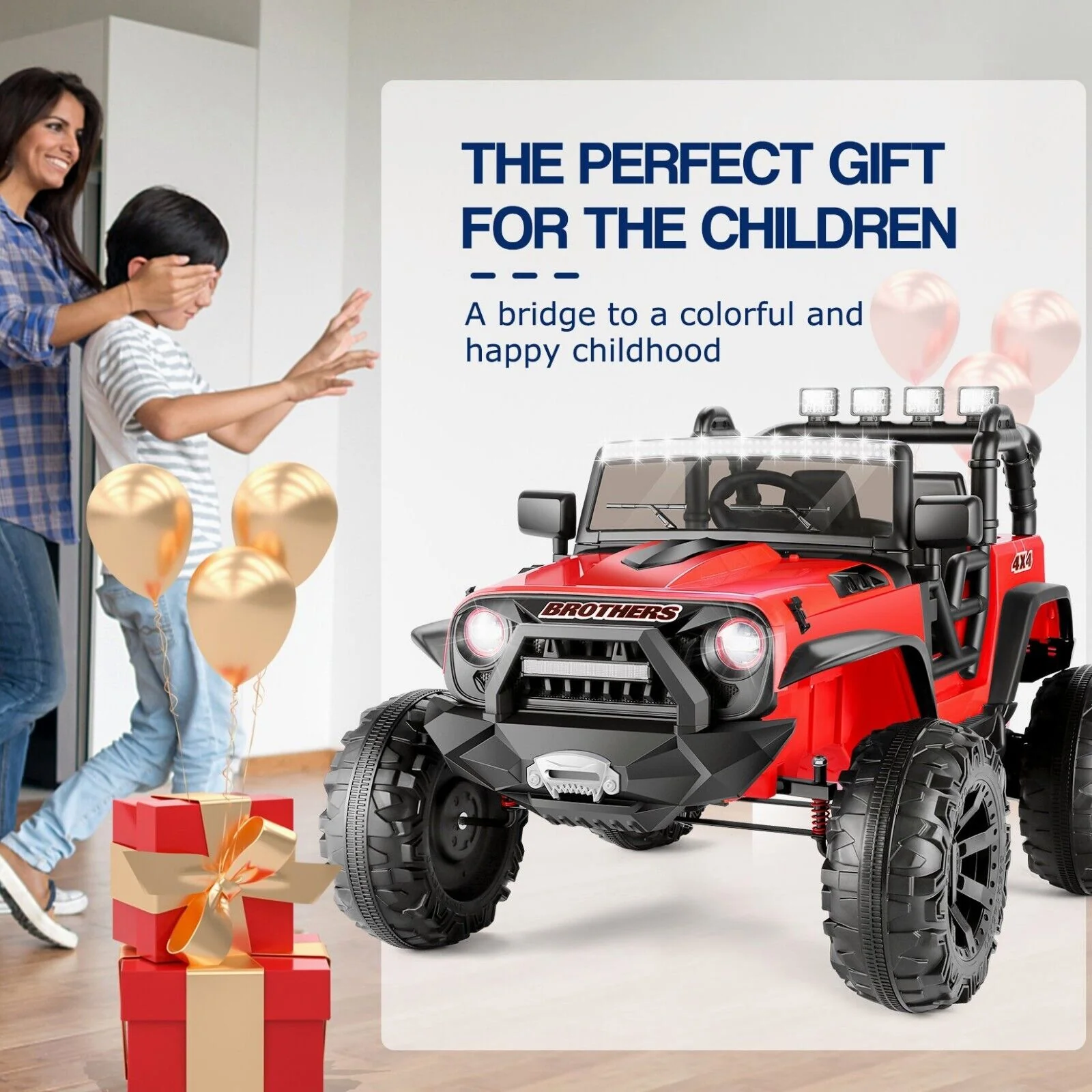 Electric Ride-On Car for Kids with Remote Control and MP3 Player - Perfect Gift for Children - Image 10