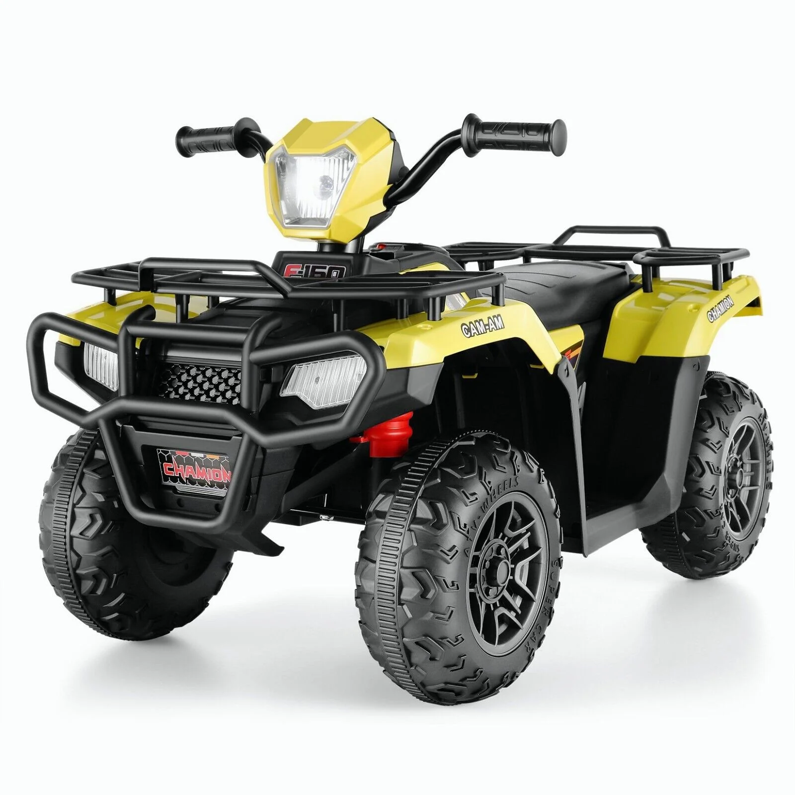 Electric Ride-On Jeep Truck for Kids: 12V/24V ATV Toy with Four-Wheel Drive