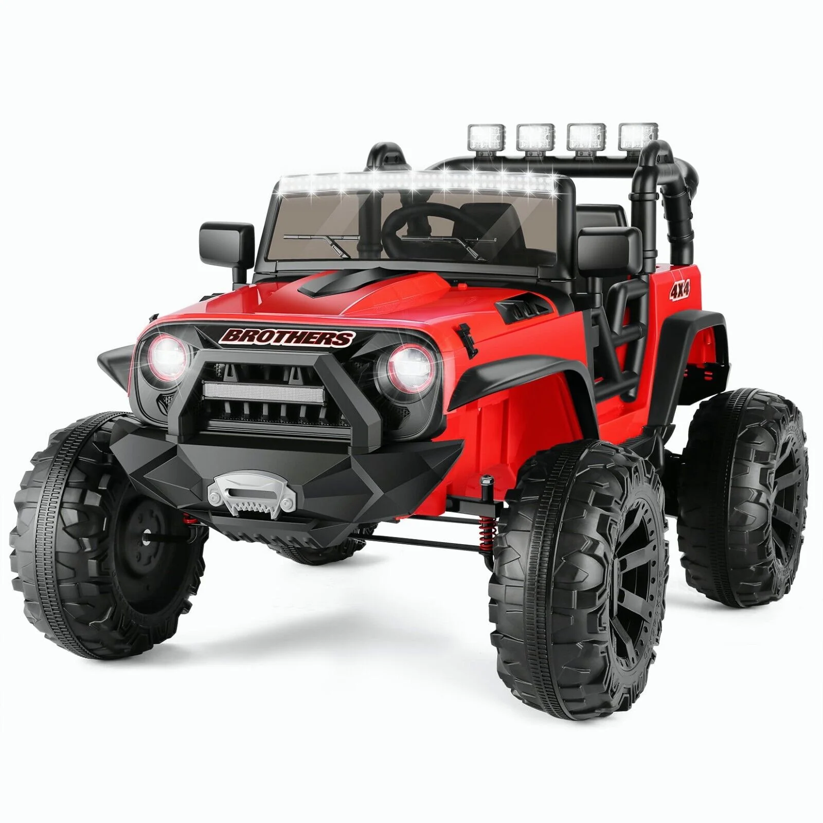 Electric Ride-On Jeep Truck for Kids: 12V/24V ATV Toy with Four-Wheel Drive - Image 129