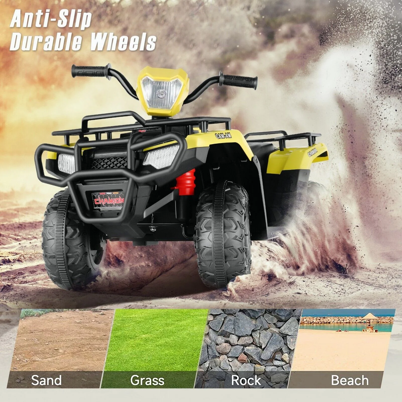 Electric Ride-On Jeep Truck for Kids: 12V/24V ATV Toy with Four-Wheel Drive - Image 19