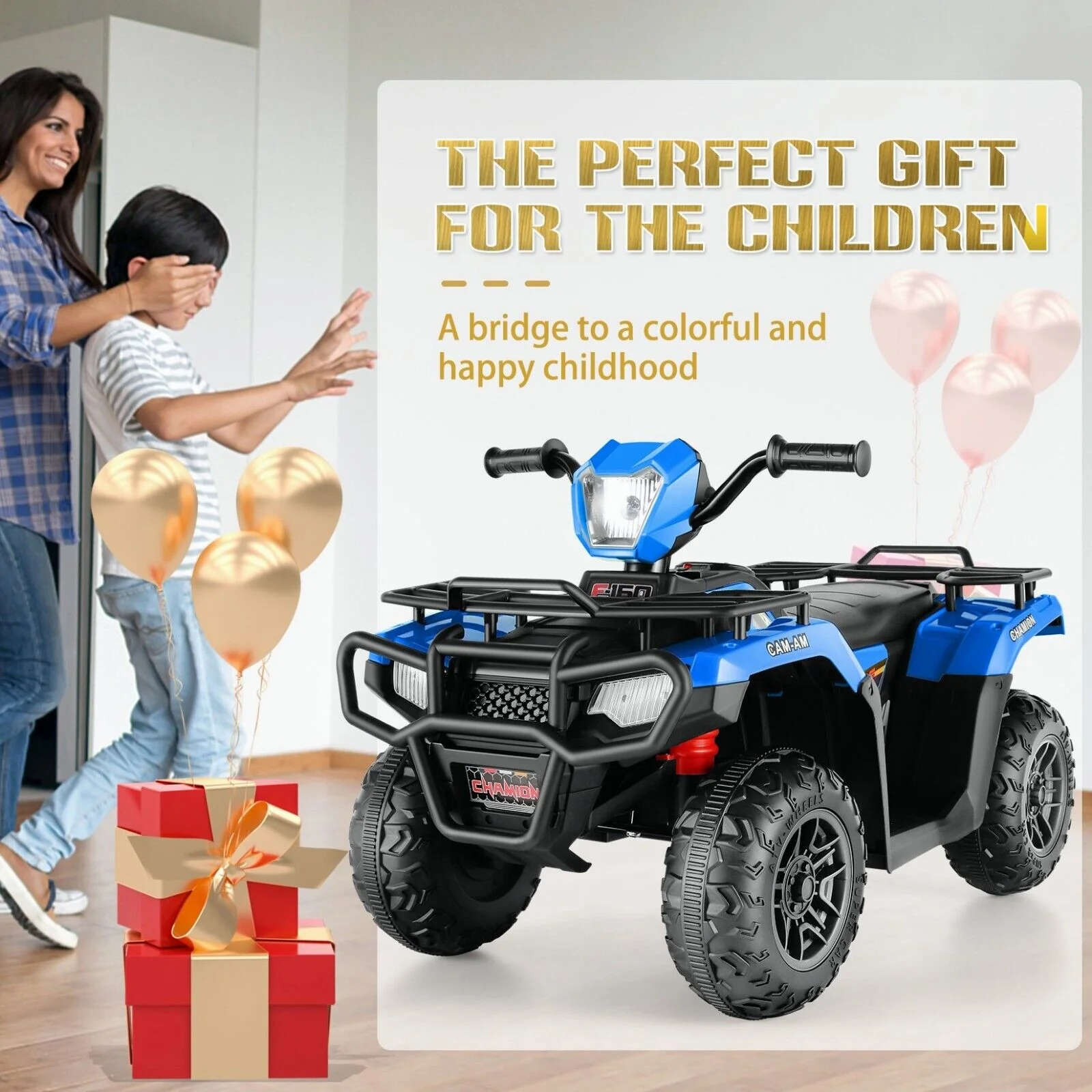Electric Ride-On Jeep Truck for Kids: 12V/24V ATV Toy with Four-Wheel Drive - Image 68