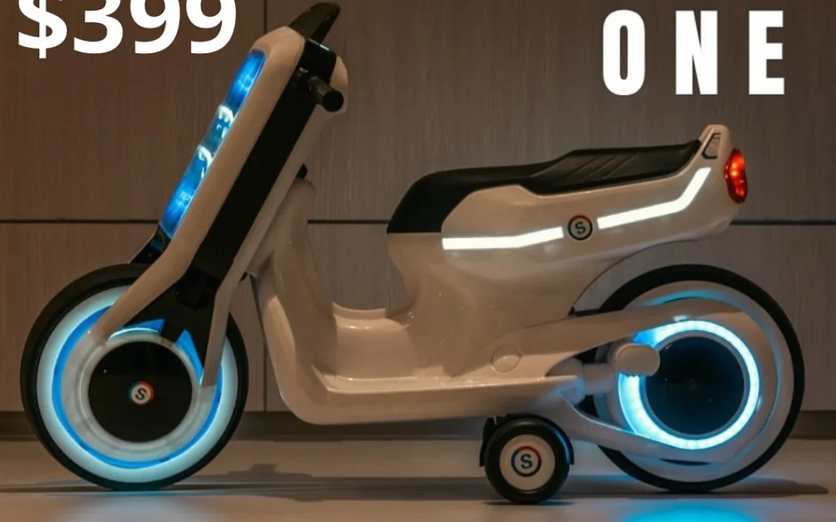 12V Electric Ride-On Motorcycle for Kids with Full LED Light Modes - Image 11