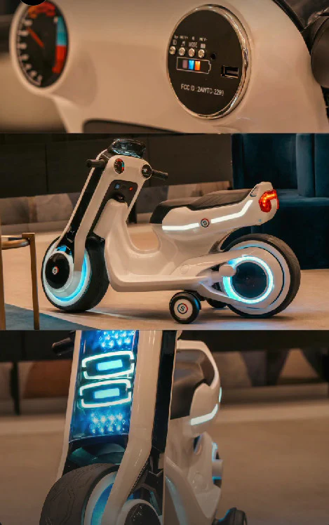 12V Electric Ride-On Motorcycle for Kids with Full LED Light Modes - Image 12