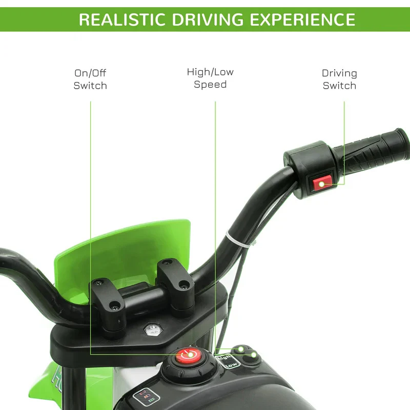 Electric Battery-Powered Ride-On Motorcycle for Kids 1-Seater - Image 12