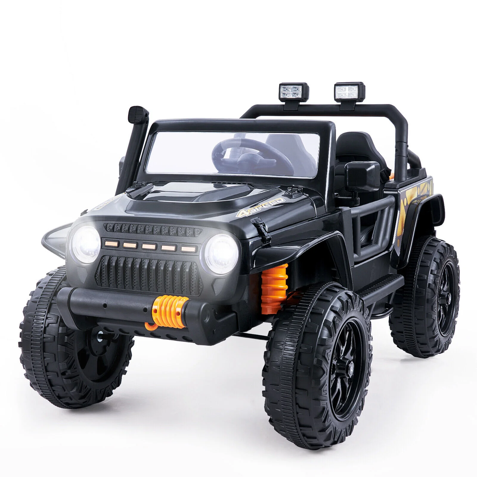 Electric Ride-On SUV Truck for Kids with Music, LED Lights, and Parent Seat - 12V - Image 11