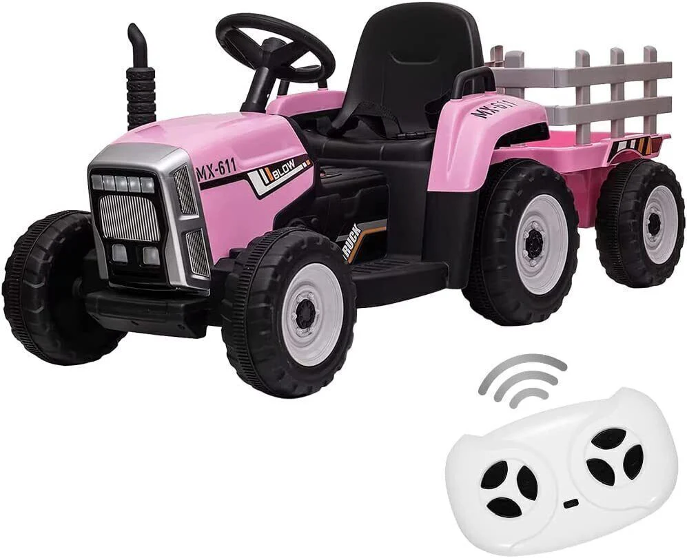 Electric Ride-On Toy Truck for Kids with Bluetooth MP3 and Remote Control - 12V - Image 11