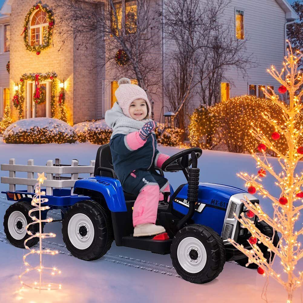 Electric Ride-On Toy Truck for Kids with Bluetooth MP3 and Remote Control - 12V - Image 13
