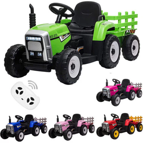 Electric Ride-On Toy Truck for Kids with Bluetooth MP3 and Remote Control - 12V - Image 2