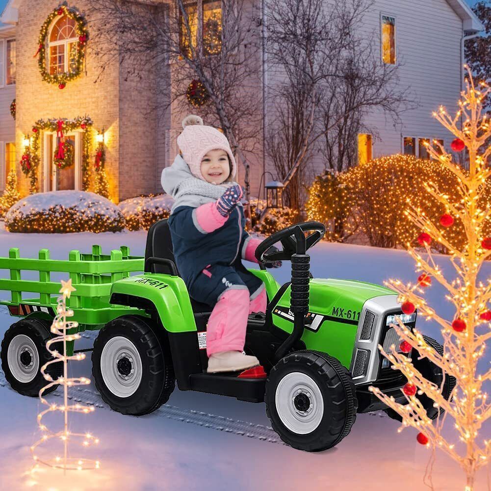 Electric Ride-On Toy Truck for Kids with Bluetooth MP3 and Remote Control - 12V - Image 8