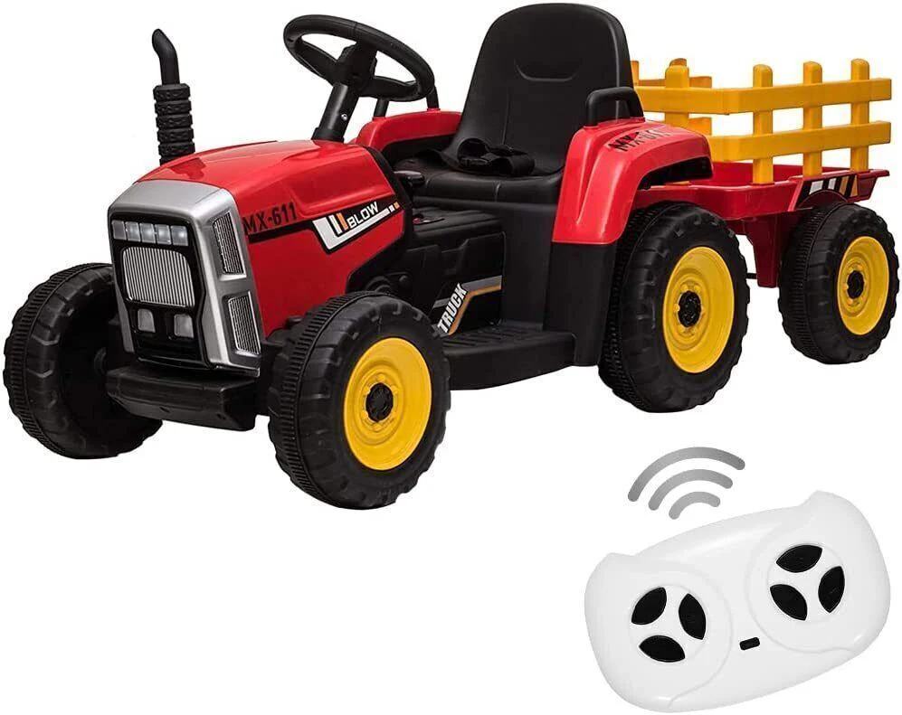 Electric Ride-On Toy Truck for Kids with Bluetooth MP3 and Remote Control - 12V - Image 9
