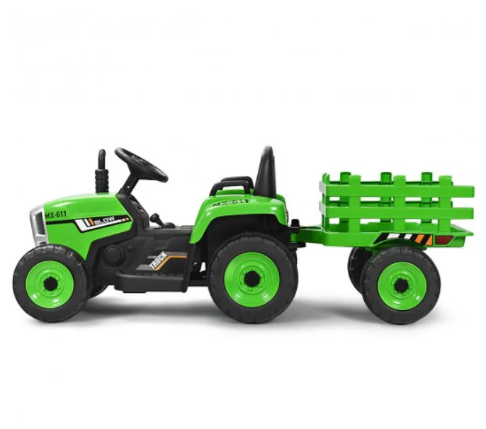 Electric Ride-On Tractor for Kids with Remote Control, Detachable Trailer, Lights, and MP3 Music - Image 3