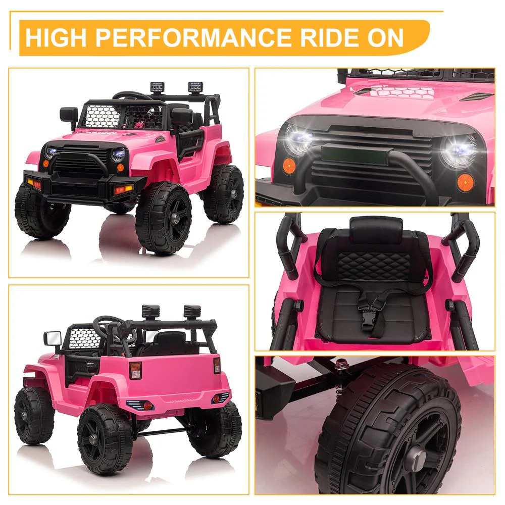 Electric Ride On Truck Car for 3-5 Year Olds with 12V Battery and 3 Speed Options - Supports up to 28kg - Image 7