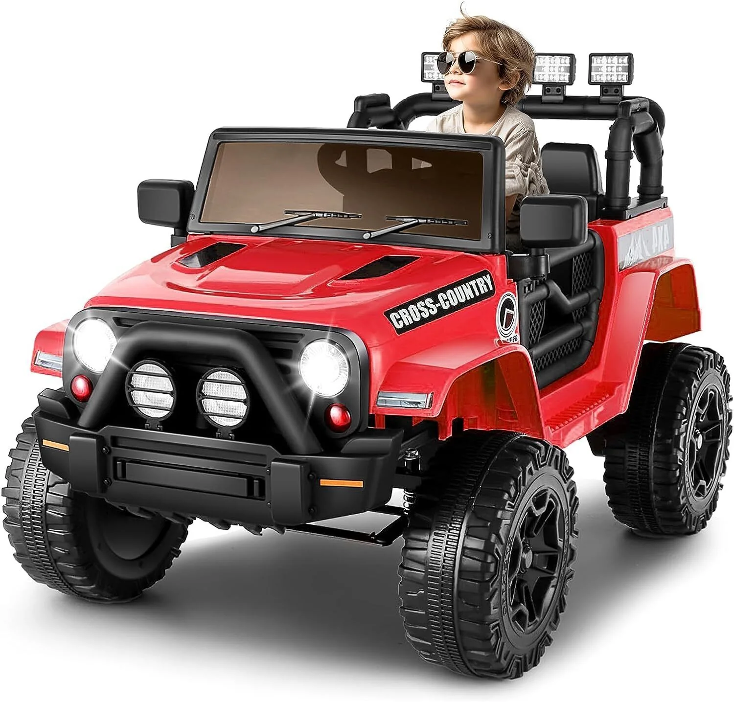 Electric Ride-On Truck for Kids with Remote Control, USB & AUX, 3 Speeds, Ages 3-8 - Image 4
