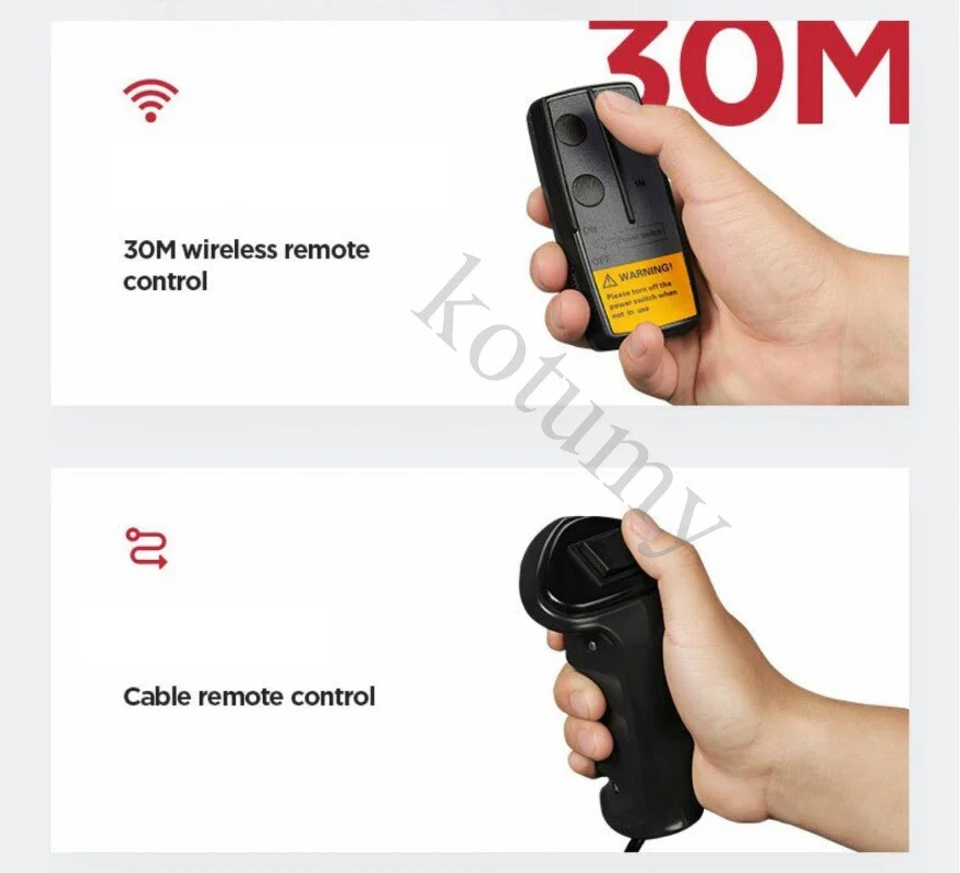 12V 24V Electric Car Winch Small Self-Rescue Crane Hoist - Image 4