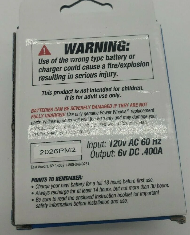 Toddler 6-Volt Battery Charger for Ride-On Toys - Image 2