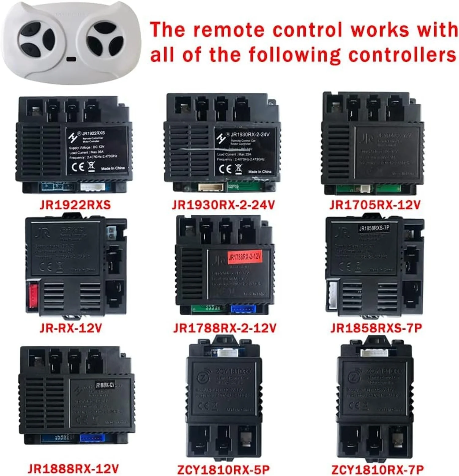 2.4G Bluetooth Remote Control for Ride-On Car with Wireless Controller - Image 7