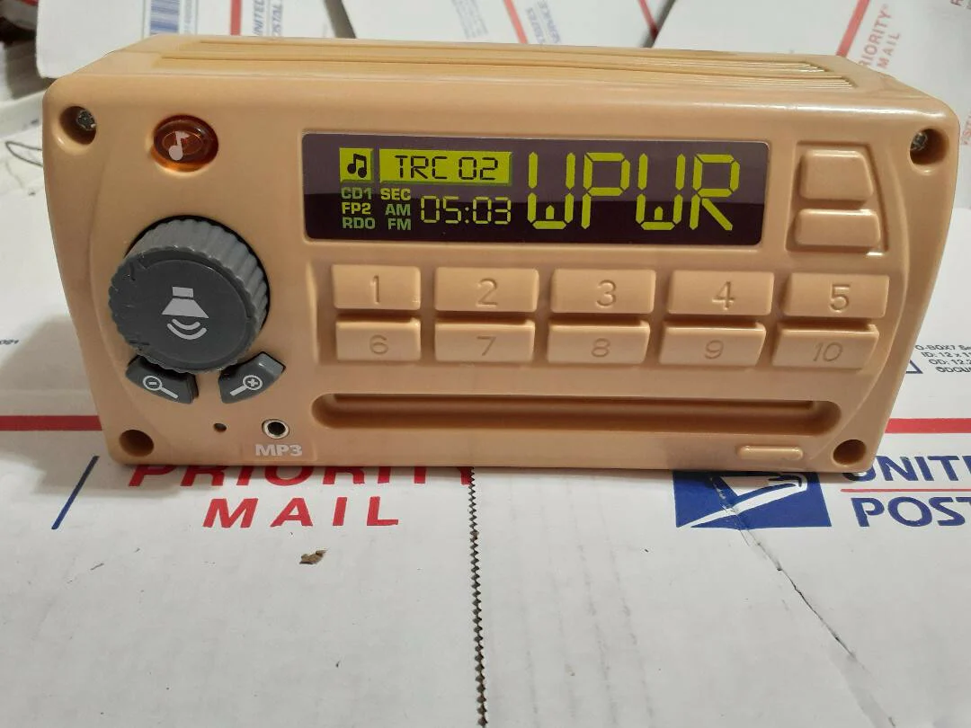 New Power Wheels Radio with Genuine MP3 Adapter and Battery Pack for Sand Use - Image 4