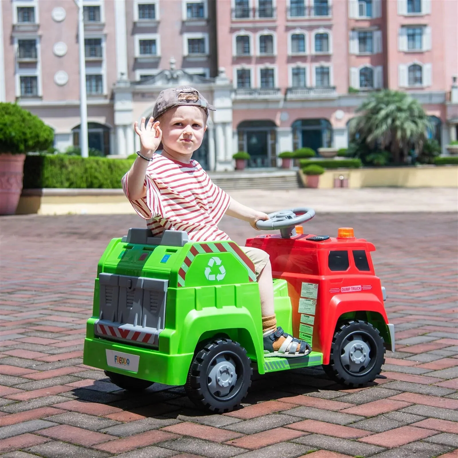 1-Seater Ride-On Dump Truck Toy Vehicle - Image 6