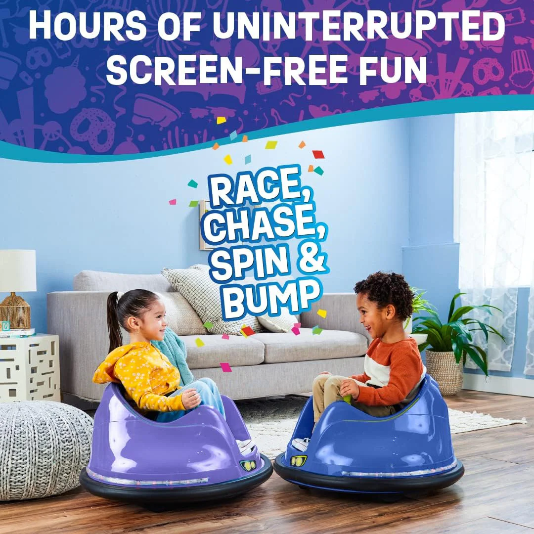 Electric 6V Ride-On Bumper Car for Toddlers and Kids Ages 1.5-4 - Image 6