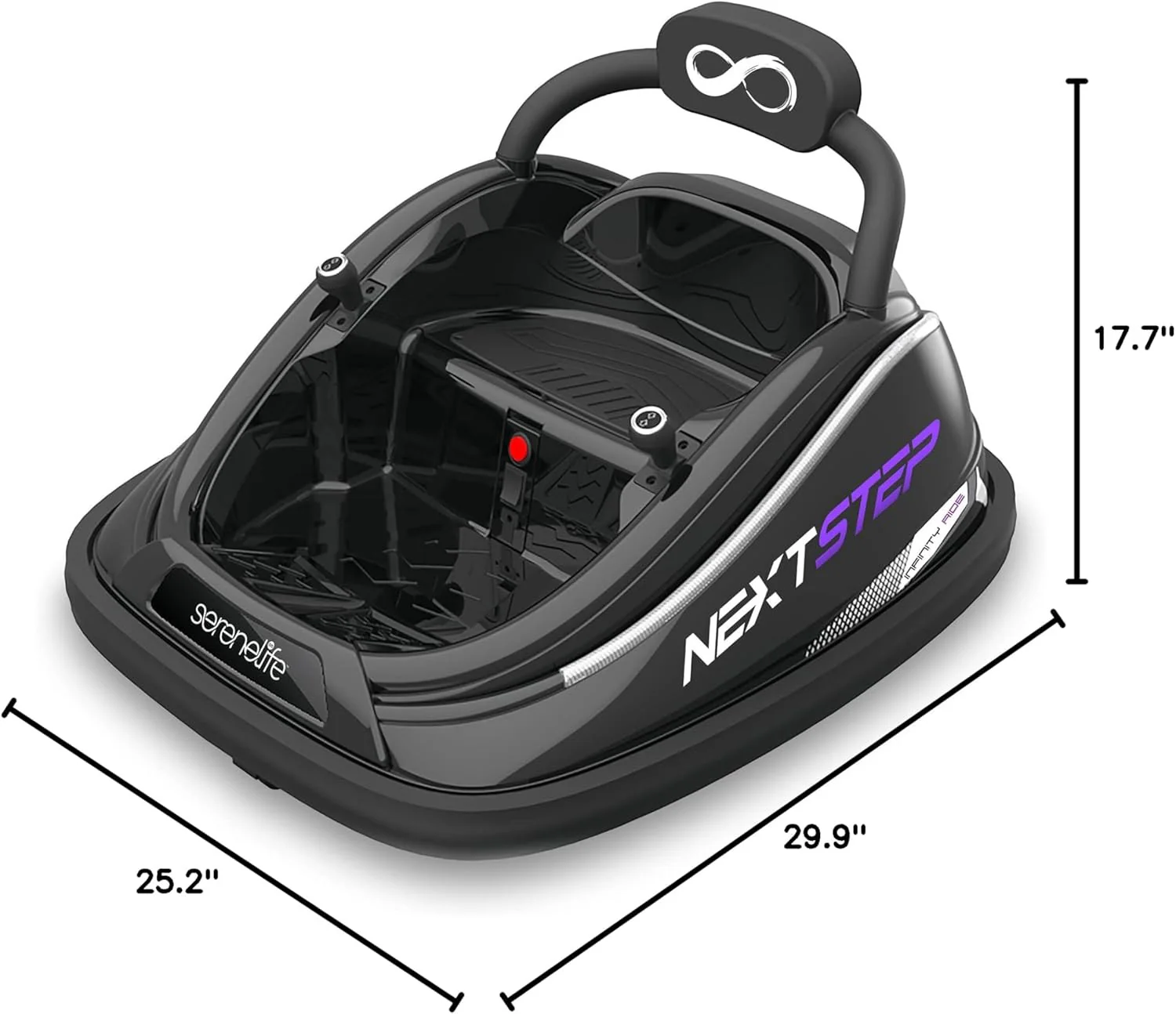 12V Rechargeable Electric Bumper Ride-On Car for Kids - Image 9