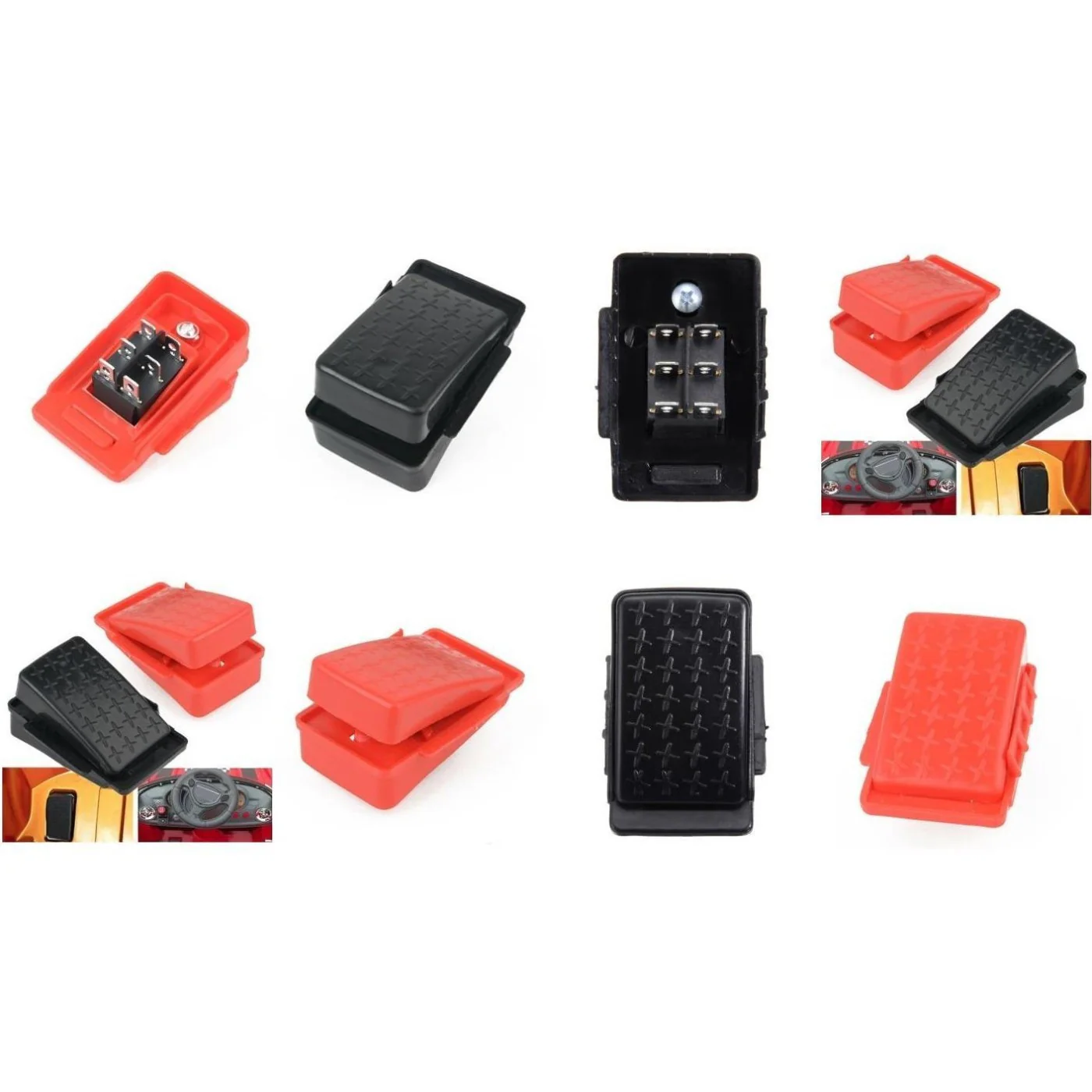Practical Foot Pedal Reset Switch Control for Car Wheels 70x42x33mm - Image 15